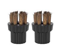 Spazzola Testa Ugello in Ottone, Accessori per Scopa a Vapore Replacement for Steam Mop X5, Testina Resistente di Ricambio, Pulizia Forni Griglie BBQ, 2 Pezzi