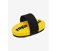 Toko Base Brush Oval Horsehair With Strap 21 - Spazzole per sciolinatura - Giallo [Taglia : Unique]