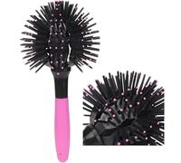 Spazzola Tonda per Capelli, 3D Bomb Curl, Spazzola Capelli Ricci,bounce curl spazzola, Curl Defining Brush, pettine per capelli bagnati e asciutti (1)