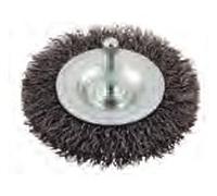 kwb 6079-30 Spazzola a disco, doppio spessore, cavo in acciaio HSS, ondulato
