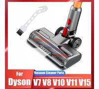 Spazzola turbo elettrica motorizzata per aspirapolvere Dyson V7 V8 V10 V11 V15 con setole a rullo per piastrelle per parquet con luce a LED