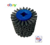 rullo in nylon abrasivo grana 80 per rusticatrice-spazzolatrice Ø100x100 mm.1359