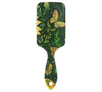 Spazzola unica per capelli fini con fiore verde girasole progettata massaggiatore per la crescita dei capelli con manico ergonomico cepillo para cabello