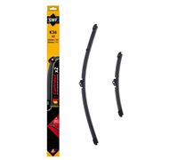 Spazzola Universale Anteriore Piatta 650 Mm Con Spoiler SWF Per FIAT PUNTO