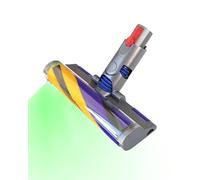 Spazzola V12 LED Fluffy soffice rotante per Dyson V12 Detect Slim/Digital Slim Ricambi, Accessorio con Rilevamento Polvere (spia verde), Testina per Dyson V12/Digital Slim