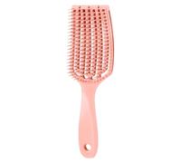 Spazzola ventilata curva per capelli | Spazzola per capelli curva | Spazzola curva per capelli lisci e ricci - Pettina facilmente capelli lisci e ricci, spazzola traspirante per dormitorio, camera da