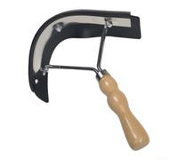Spazzola versatile per la toelettatura dei cavalli, con manico in legno e design in acciaio inox, per rimuovere sudore e fango dalla pulizia equina e comfort per cavalli dopo l'equitazione o attività