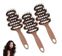 Spazzola volumizzante per capelli, Slick Brush Women - Spazzola morbida per capelli sottili e fini, aumento istantaneo del volume, riduzione dell'effetto crespo e cura delicata (3Pezzo)