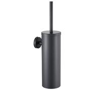 Spazzola WC Sospesa da Bagno per WC a Parete Acciaio Supporto Senza Trapano Grig