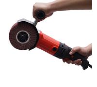 Spazzolatrice elettrica macchina di ritaglio elettrico macchina di rasatura manuale smerigliatrice a spazzola per levigatura 1580W per legno Velocità regolabile Rettificatrice Ristrutturazione esterna