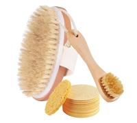 Spazzolatura A Secco Spazzola Per Il Corpo, Spazzola Per Il Corpo, Spazzola Per Il Viso Set Di Pulizia A Spugna Per Il Viso (Set Di 12 Pezzi) Set Di Pulizia Morbida Per La Pelle Spazzole