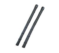 Spazzole a bacchetta retrattili, Spazzola a rullo in nylon for Jazz Cajon 36 cm multicolore(Black)