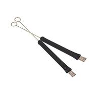 Spazzole a bacchetta retrattili, Spazzola for batteria con manici in plastica retrattili, filo d'acciaio da 32 cm for batteristi jazz rock