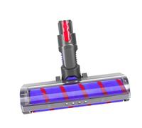 Spazzole a rullo morbido Aspirapolvere con testa della spazzola con azionamento diretto e 4 luci a LED, compatibile con Dyson V7 V8 V10 V11 V15