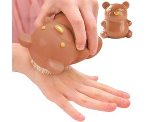 Spazzole a spazzola per orso-un capo-brush, pulizia e lavaggio, pennello per la pulizia delle creativi e facili da usare con setole morbide per bambini, spazzola per orso dolce per il pe