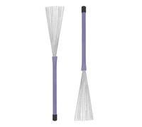 Spazzole a tamburo retrattili - e acciaio inossidabile | Pennello retrattile a percussione con comodi manici in Ďrum Sťick Brusħ Design portatile, casa, studio, per tamburi a fil