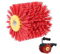 Spazzole abrasive: grana 120, larghezza 100 mm, diametro 120 mm, rullo abrasivo, spazzola in nylon adatta per macchina satinata, spazzola per levigatura, spazzola per setole, spazzola per lucidatura