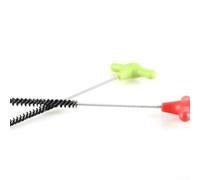Spazzole Acciaio Inossidabile | 2 spazzole da 6mm e 7,5mm con setole non graffianti per pulire a le a vapore e i portafiltro