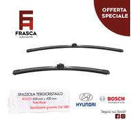 Spazzole Bosch Aerotwin Plus 400 mm 600 mm Hyundai i20 III 1.0 T-GDI Hybrid