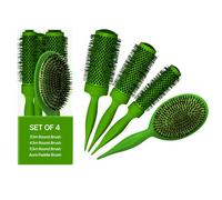 Spazzole COCCO Set Aura Tri-Lon Technology Brush 4pz Verde