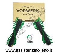 SPAZZOLE CON SETOLE PER BATTITAPPETO EB 370-371-360 ORIGINALE VORWERK FOLLETTO