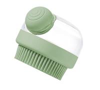 Spazzole da bagno per gatti - Spazzola per shampoo per cani, spazzola da bagno per animali domestici con dispenser per shampoo, spazzola per toelettatura per gatti per perdita di , setole morbide,