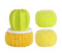 Spazzole Da Cucina Per Piatti Scrubber Per Pulizia Con 3 Testine