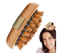 Spazzole da massaggio | Spazzola da doccia con d'aria in legno per massaggio del cuoio capelluto, migliora la circolazione linfatica, la forma del corpo e la rimozione della cellulite