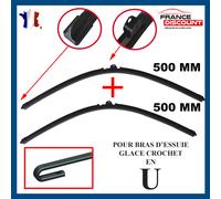 Renault Cognac Spazzole D'Essuie Vetro Piatto Anteriore 500+500 mm per Dacia DUSTER LOGAN