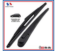 Spazzola Braccio D'Essuie Vetro Posteriore Copertura per Peugeot 207 06-15