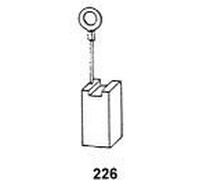 Spazzole di carbone Asein 1806 per utensili elettrici Metabo, 8 x 14 x 18 mm, 0,31 x 0,55 x 0,71", con spegnimento automatico, sostituisce le parti originali 34301084