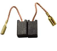 Spazzole di Carbone ca-07-71459 per Rupes Levigatrice BR65AE - 6x8x13mm - Con molla, cavo e connettore - Sostituisce le parti originali 47105