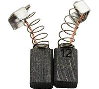 Spazzole di Carbone ca-17-37681 per Protool Trapano PDP 24-2 EAQ - 5x8x12,5mm - Con arresto automatico, molla, cavo e connettore - Sostituisce le parti originali 627005