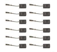 Spazzole di carbone di ricambio per Bosch GWS Motors manutenzione materiale durevole 17x10x5mm 12 pezzi migliorare la potenza del motore ripristinare il freno elettrico adatto per utensili elettrici