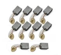 Spazzole di carbone per motore, 10 pezzi, spazzole di ricambio per motore elettrico, miscelatore per ventilatore, utensile elettrico di ricambio per utensili elettrici