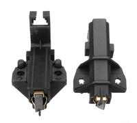 Spazzole di carbone per motore della lavatrice, compatibili con Hoover Candy e vari modelli, set di spazzole per motore Ceset in plastica nera per riparazione di elettrodomestici per lavanderia