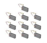 Spazzole di carbone per smerigliatrice angolare, ricambio per motore, 5 x 10 x 17 mm, compatibili con modelli GWS 1000, 1100, 1400, 10, 11, 14, 15-125, confezione da 10
