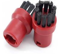 Spazzole di pulizia di ricambio for pulitori a vapore Karcher SC1 SC2 SC3 SC4 SC5 SC7 CTK10, accessori for ugello rotondo con spazzola di pulizia(2 PCS Red)