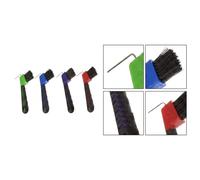 Spazzole Ferro per for di per for cavallo 4 con Manici in Gomma Soft Grip per