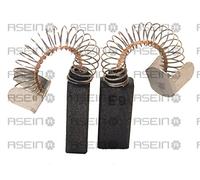 Spazzole in carbone, carboncini, per elettroutensili compatibili con RUPES-, Dim: 6x9x20mm (spazzole vendute a coppia)