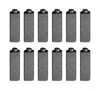 Spazzole in carbone nero, 12 pezzi, 4 x 5,5 x 17 mm, compatibili con asciugacapelli elettrico Anchor Engine e vari motori per utensili elettrici