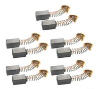 Spazzole in carbonio 6,5 x 7,5 x 13,5 mm per utensili elettrici, confezione da 10 pezzi di ricambio motore per trapani, seghe, smerigliatrici, a bassa scintilla con cavi