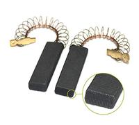 Spazzole in Carbonio per Lavatrice 5 X 12,5 X 42 mm per titolare lunghezza 57 mm adatto per AEG LAVAMAT 73708 W/73709 W/73728 W/73729 W/74100 W/74320 W/74500 Update/74500 WN/74500 WS