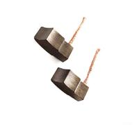 Spazzole in carbonio per motore del ventilatore automobilistico, confezione da 2 pezzi di ricambio compatibili con motori elettronici per ventilatori automobilistici, 6,3 x 8 / 8,2 x 10 mm
