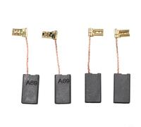 Spazzole in carbonio per utensili elettrici, set di ricambio 4 pezzi, materiale in carbonio e metallo, compatibili con modelli GBH5-38 X GSH38 GBH5-40D GSH500 A69