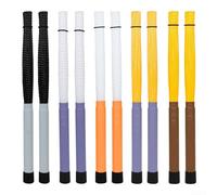 Spazzole in nylon per cajon che offrono un suono ricco e comfort durante le esibizioni (nero grigio)