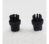 Spazzole in nylon progettate per adattarsi alla scopa a vapore X5, strumento perfetto per le attività di pulizia della casa (2 pezzi)