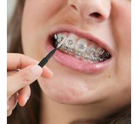 Spazzole interdentali, 20 pezzi, per la pulizia tra i denti e la rimozione della placca, design push-pull per casa, viaggi di lavoro, dormitorio, viaggi