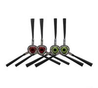 Spazzole laterali 2L 2R compatibili con Deebot Slim 2 Robot per aspirapolvere per una migliore raccolta dello sporco lungo le pareti