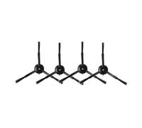 Spazzole laterali da 4 pezzi, compatibili con Roborock Qrevo S/Plus/Pro/Master, accessori per aspirapolvere robot parti(Black)